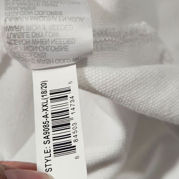 French Toast Uniform shirt for boy XXL Casual White Long Sleeved Polo Shirt - Picture 10 of 11